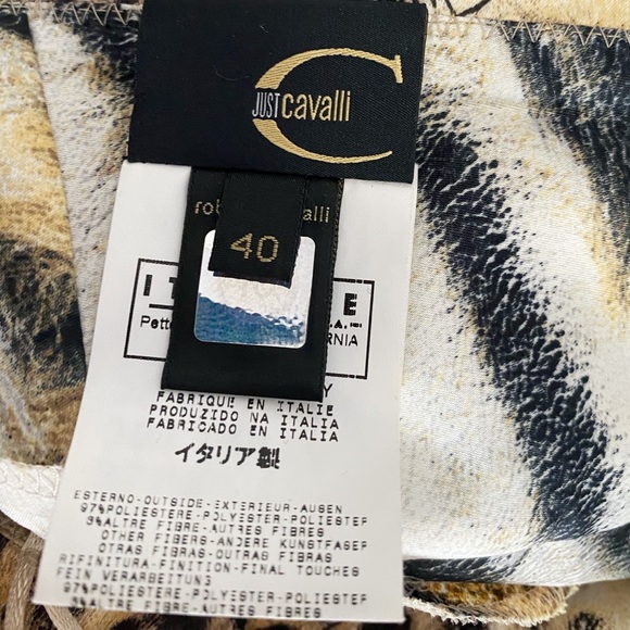 Just Cavalli Satin Halter Top - Picture 5 of 5